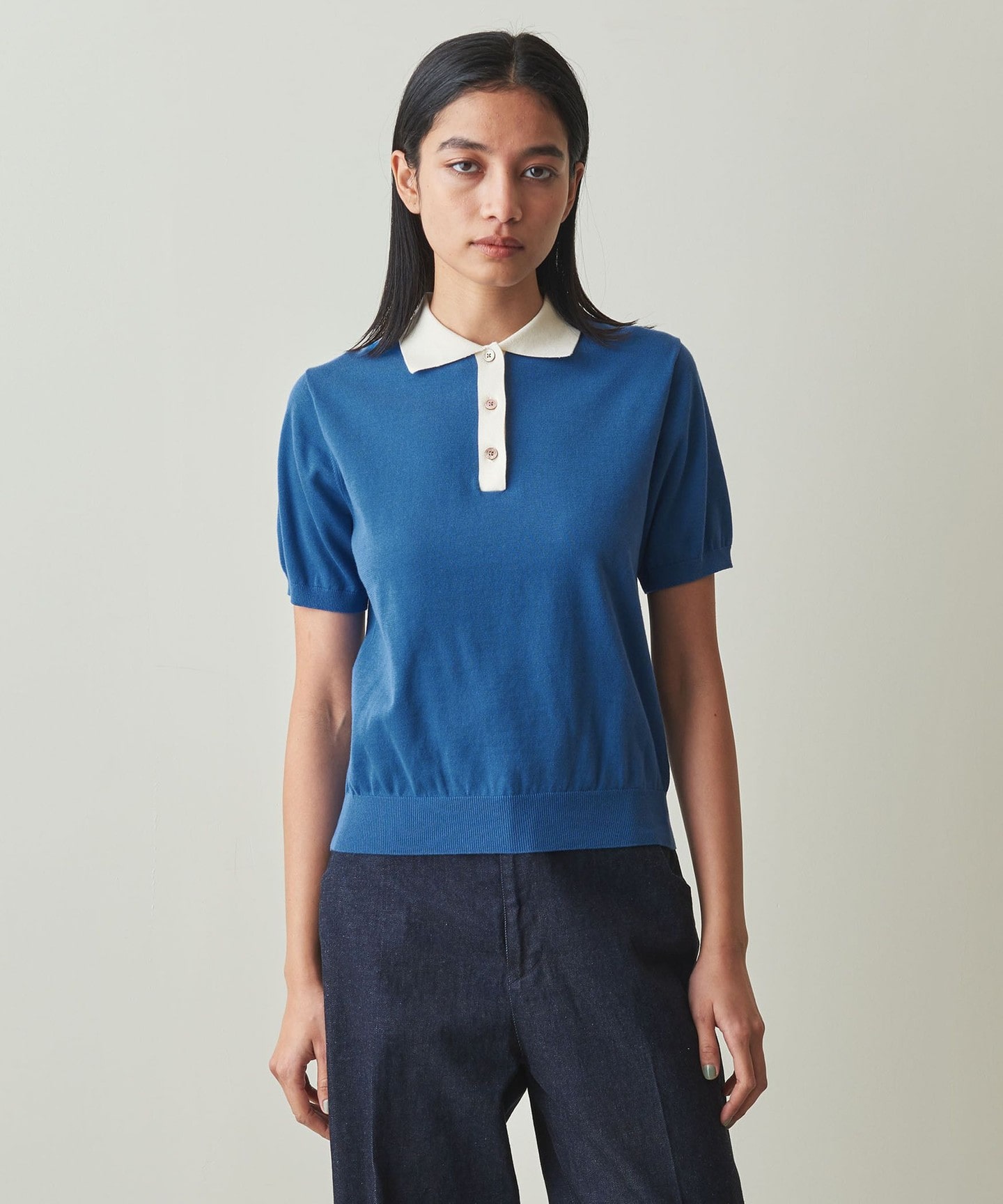 Steven Alan＞COTTON HALF SLEEVE KNIT/針織｜STEVEN ALAN｜UNITED