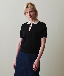 ＜Steven Alan＞配色POLO領針織