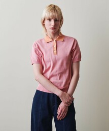 ＜Steven Alan＞配色POLO領針織