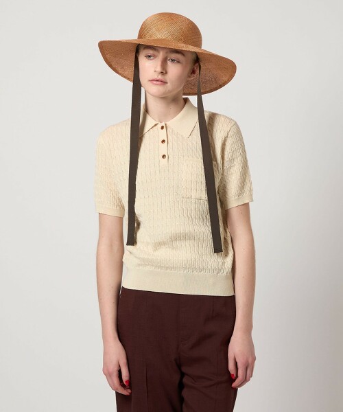 <Steven Alan>繩紋POLO針織