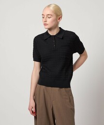 ＜Steven Alan＞繩紋POLO針織