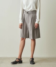 ＜Steven Alan＞TWILL BELTED SHORT PANTS/短褲 日本製