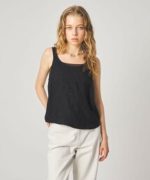 ＜Steven Alan＞花朵緹花坦克背心 日本製