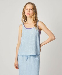 ＜Steven Alan＞花朵緹花坦克背心 日本製