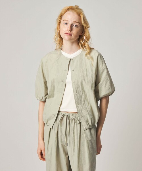 ＜Steven Alan＞圓領縮絨罩衫 日本製