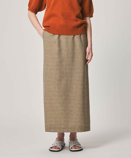 ＜Steven Alan＞格紋長裙 日本製