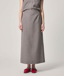 ＜Steven Alan＞格紋長裙 日本製