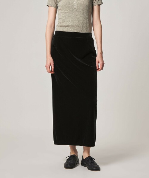 ＜Steven Alan＞天鵝絨直筒長裙