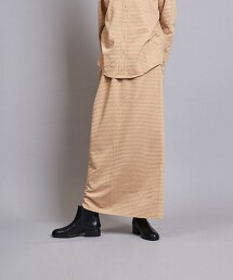 ＜Steven Alan＞GINGHAM CHECK EASY LONG SKIRT/長裙 日本製