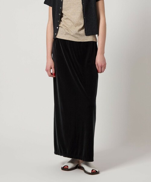 <Steven Alan>天鵝絨長裙 日本製