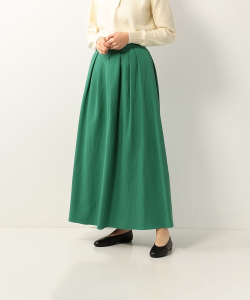 <Steven Alan>COTTON PIQUE MAXI SKIRT/裙子