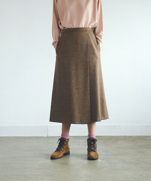 <Steven Alan>WRAP SKIRT/裙子