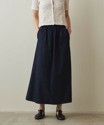 ＜Steven Alan＞DENIM EASY LONG SKIRT/裙子 日本製