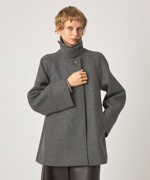 ＜Steven Alan＞喀什米爾羊毛斗篷式短大衣