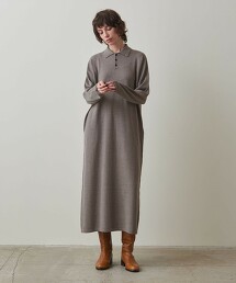 ＜Steven Alan＞混色羊毛POLO領洋裝