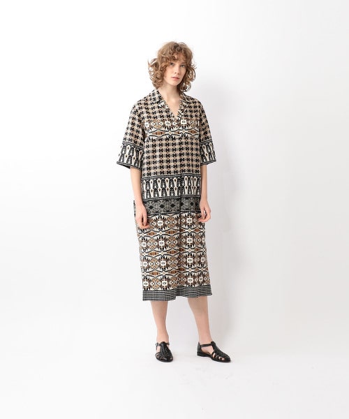 <Steven Alan>PRINT SKIPPER DRESS/洋裝