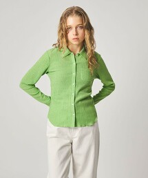 ＜Steven Alan＞ 縐紗開襟襯衫