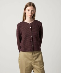 ＜Steven Alan＞波紋針織短袖開襟衫 日本製