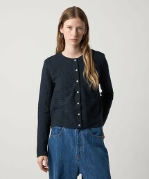 ＜Steven Alan＞波紋針織短袖開襟衫 日本製