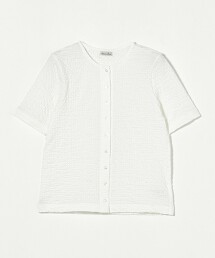 ＜Steven Alan＞縮絨針織短袖開襟衫 日本製