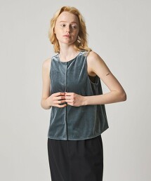 ＜Steven Alan＞天鵝絨無袖上衣 日本製
