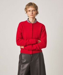 ＜Steven Alan＞羊毛尼龍駝色混紡開襟衫
