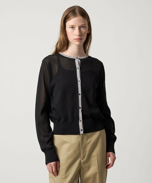 ＜Steven Alan＞滾邊開襟衫