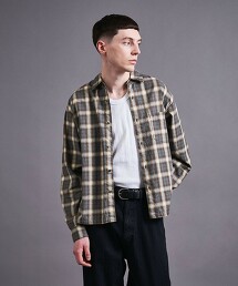 ＜monkey time＞棉質短版襯衫
