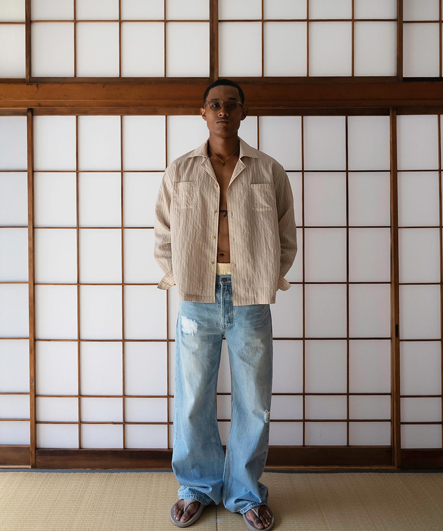 Khaki Stripe