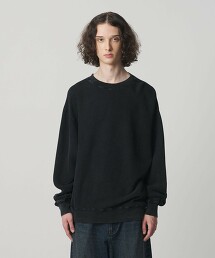 ＜monkey time＞水洗華夫格圓領上衣