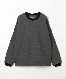＜VATANLOOP × monkey time＞ 有機橫條紋長袖T恤