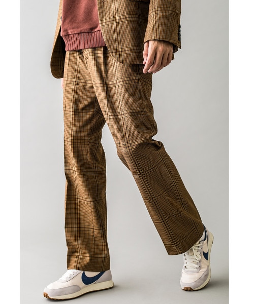 <monkey time> TR GUNCLUB CHECK BOOT CUT/長褲