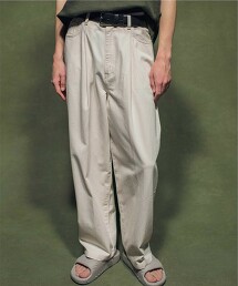 ＜monkey time＞ NATURAL DENIM 1P WIDE PANTS/牛仔褲 日本製