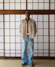 TW YANGI Vintage Washed Demin Trousers