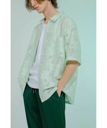 ＜monkey time＞ FLOWER RUSSELL LACE SHIRT/襯衫