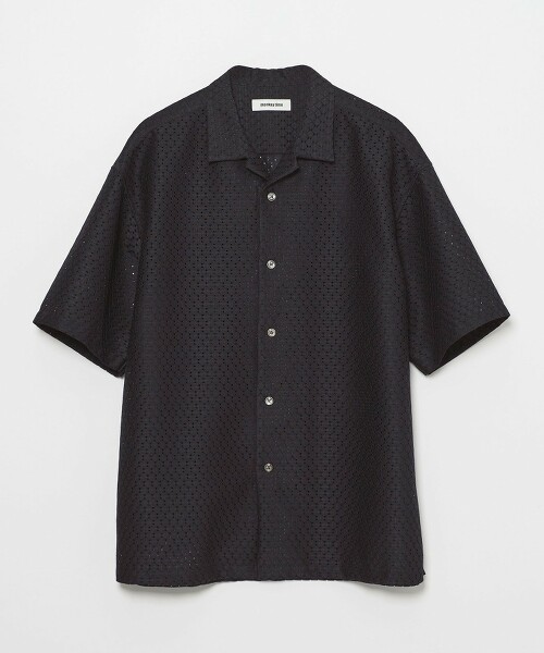 <monkey time>鳥眼拉舍爾開領襯衫