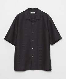 ＜monkey time＞鳥眼拉舍爾開領襯衫