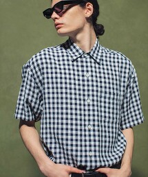 ＜monkey time＞ ACT/R GINGHAM CHECK WIDE REG/襯衫