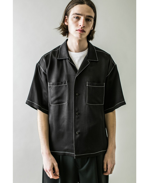 <monkey time> RYN TWILL OPEN SHIRT stich/襯衫