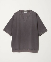 ＜monkey time＞後染圓領開襟領上衣