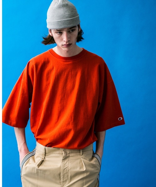 <Champion × monkey time> REVERSE WEAVE TEE/T恤