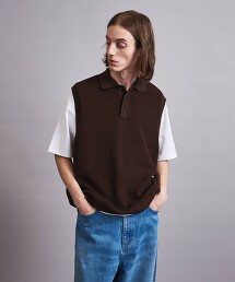 ＜monkey time＞ CTN AZE PL VEST/背心