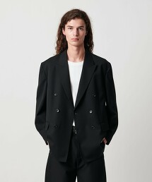 ＜monkey time＞斜紋雙排釦西裝外套