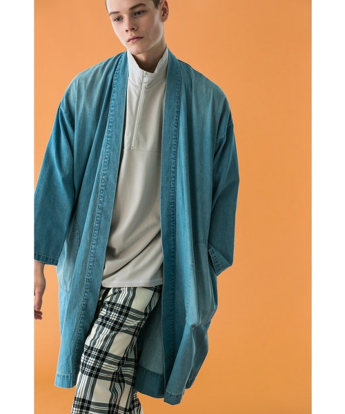 <monkey time> SV DENIM SAMUE COAT/和風大衣 作務衣