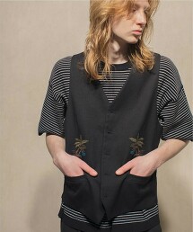 ＜monkey time＞ PM/TR EMB HPSK GILET/背心