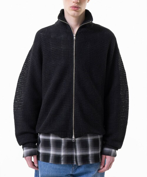 ＜monkey time＞亞麻駕駛針織