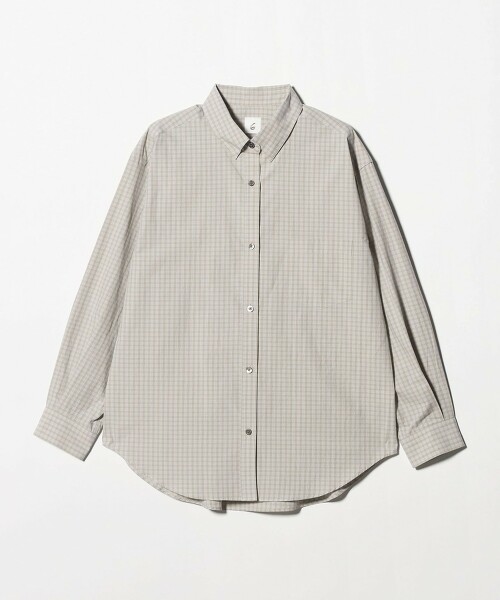 ＜6(ROKU)＞扣領格紋襯衫 日本製