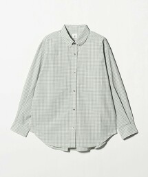 ＜6(ROKU)＞扣領格紋襯衫 日本製
