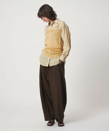 ＜6(ROKU)＞千鳥縫線襯衫 日本製