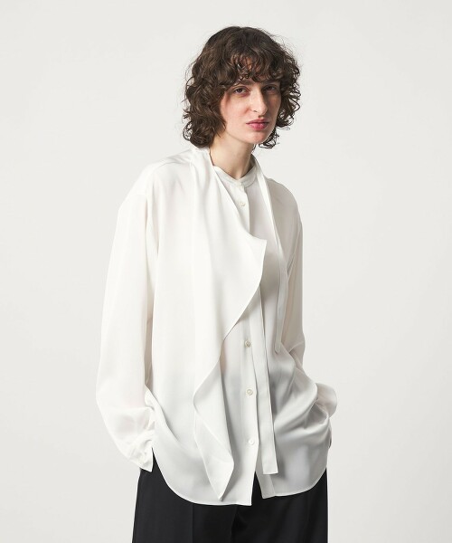 ＜6(ROKU)＞方巾襯衫 日本製